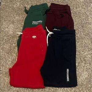 Abercrombie Kids Sweatpants - Red, Green, Navy, Burgundy
